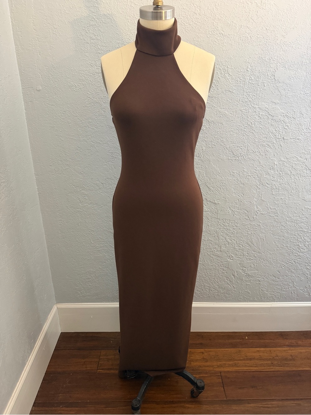 Reformation Brown Halter Maxi Dress – Size Medium